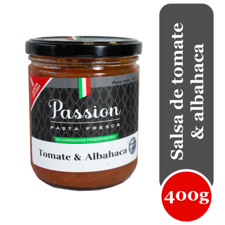 Salsa de Tomate y Albahaca 400 g