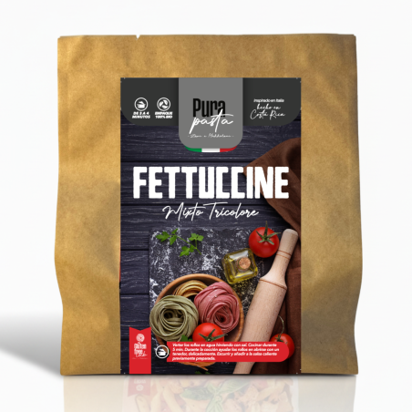 Fettucine Tricolore 500g Libre de Gluten